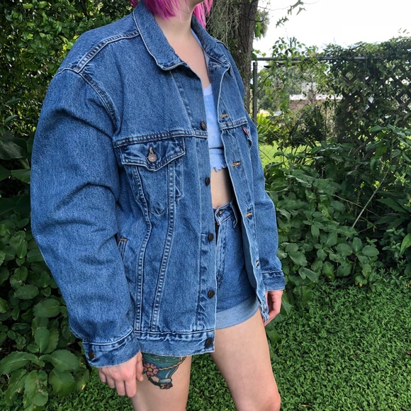 Levi’s Trucker Jacket M L XL jean blue oversized - Picture 2 of 7